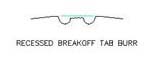 Recessed Tab Recessed Tab